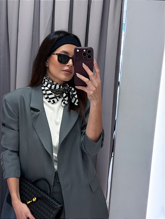 Lenço Listra Paisley