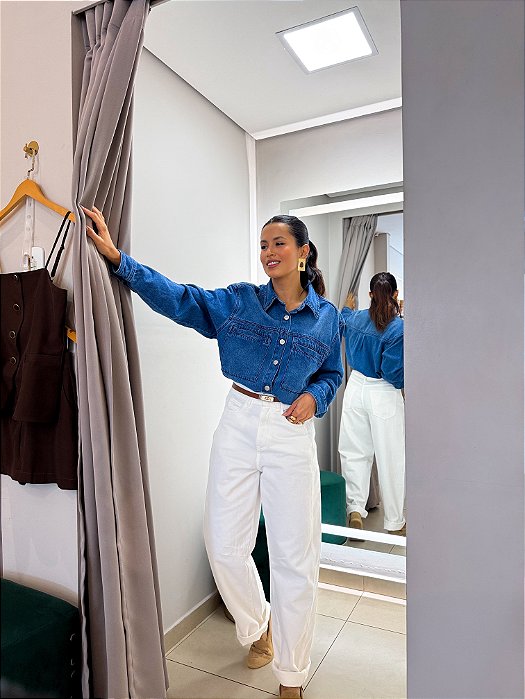 Calça Ballon Of White