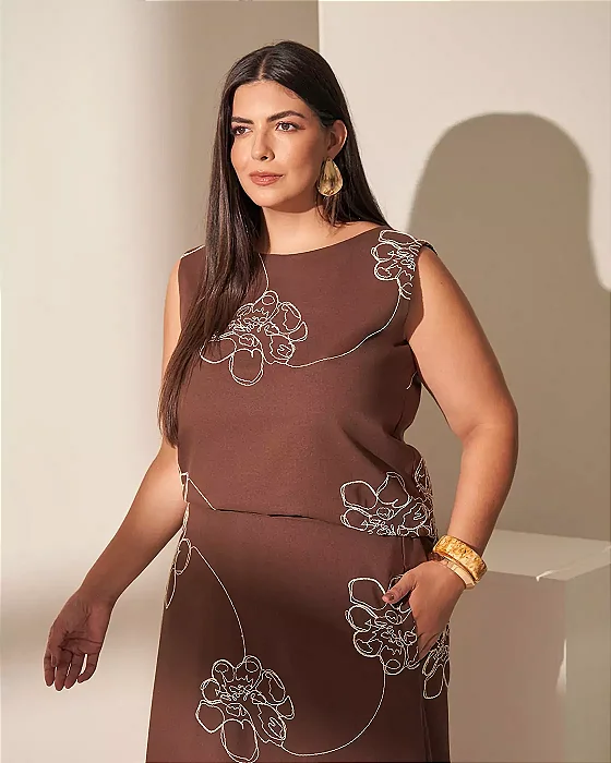 Blusa Bordada Felícia