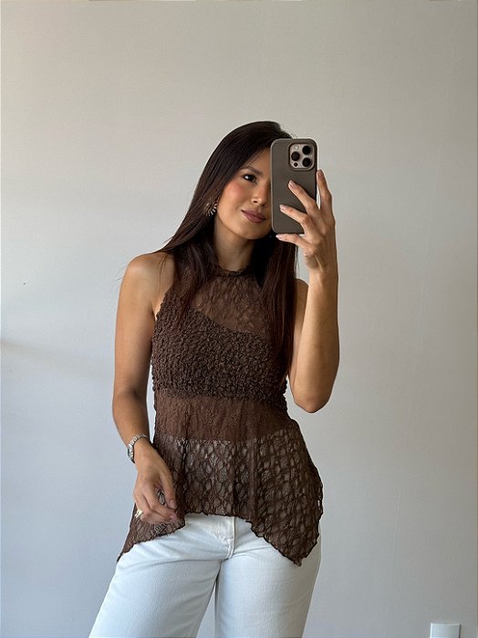 Blusa Renda Clarice