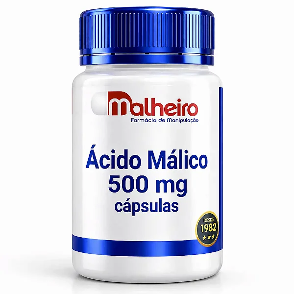 Ácido Málico 400 mg – Equilíbrio energético e suporte à função muscular