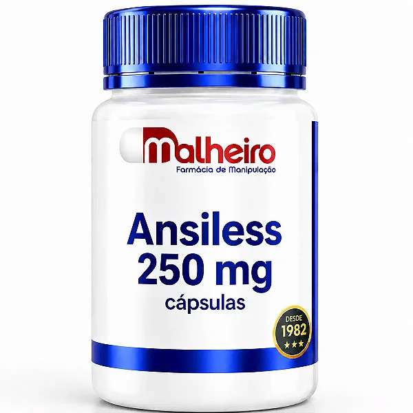 Ansiless 250 mg | Equilíbrio Emocional e Bem-Estar Natural