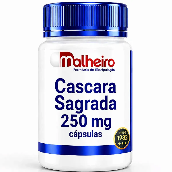 Cáscara Sagrada 250 mg – Equilíbrio Intestinal Natural