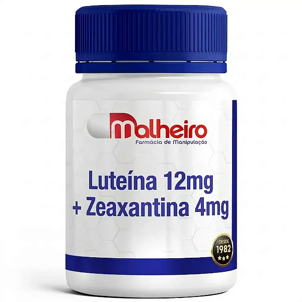 Luteína 12 mg + Zeaxantina 4 mg – Saúde Ocular e Proteção da Retina