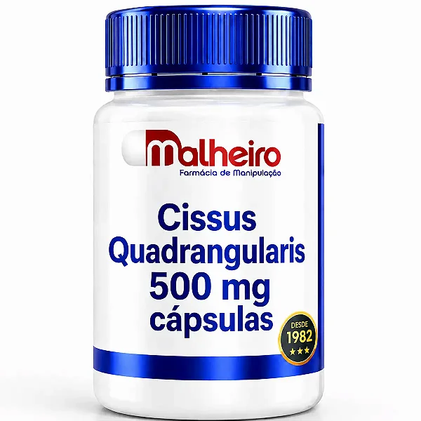 Cissus Quadrangularis 500 mg – Saúde Articular e Suporte Ósseo Natural