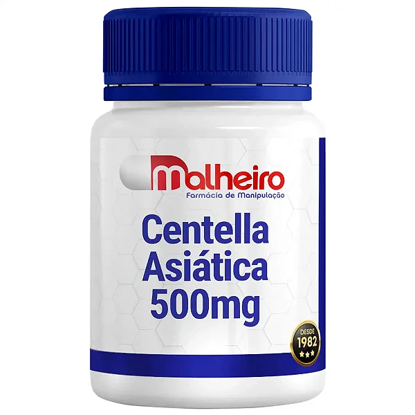 Centella Asiática 500 mg – Circulação, Pele e Conforto Vascular | Farmácia Malheiro