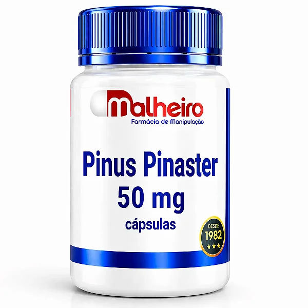 Pinus Pinaster 50 mg – Ação Antioxidante e Cuidado Preventivo