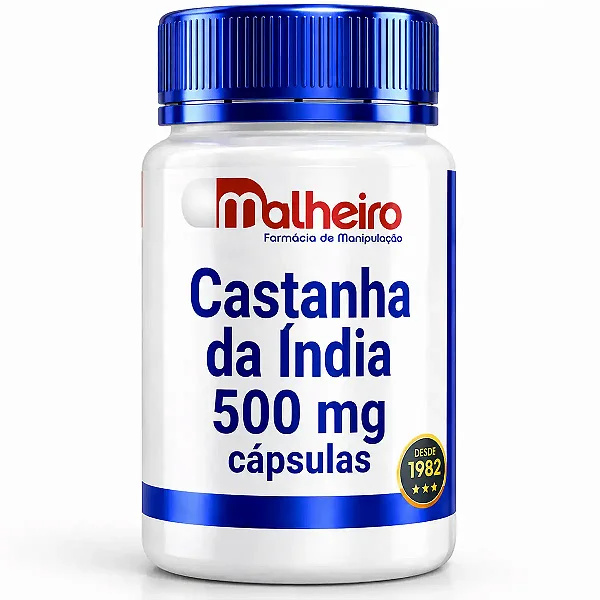 Castanha da Índia 500 mg – Saúde Circulatória e Bem-Estar Vascular