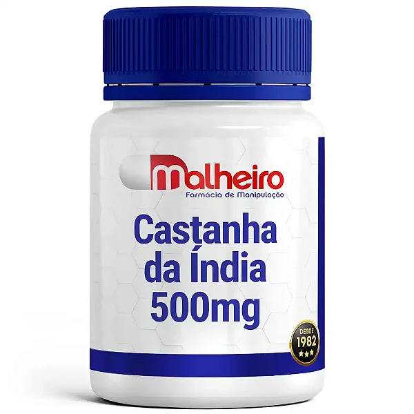 Castanha da Índia 500 mg – Saúde Circulatória e Bem-Estar Vascular