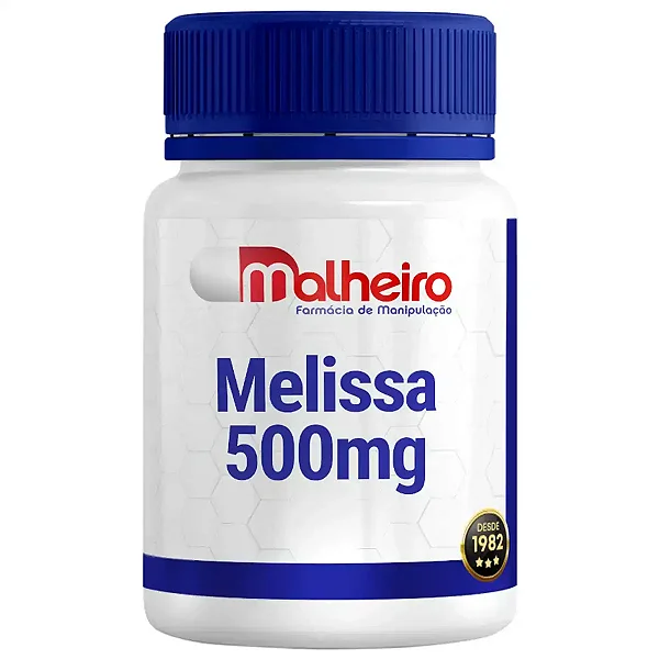 Melissa 500 mg – Equilíbrio Natural para o Corpo e a Mente