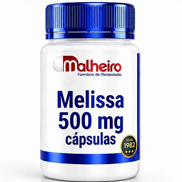 Melissa 500 mg – Equilíbrio Natural para o Corpo e a Mente