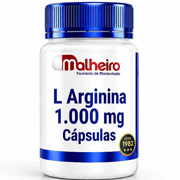 L-Arginina 1000 mg – Potente Aliada da Performance e Saúde Vascular