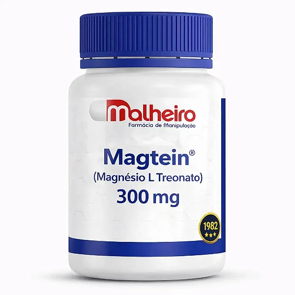 Magtein® (Magnésio L-Treonato) 300 mg – Suporte Cognitivo Avançado