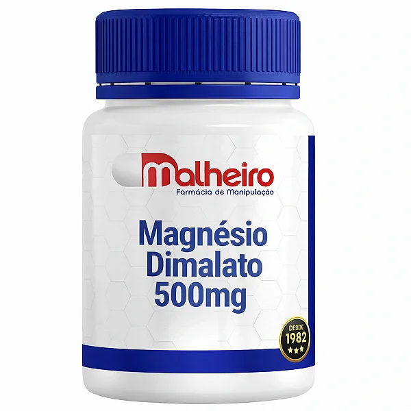 Magnésio Dimalato 500 mg – Vitalidade, Energia e Suporte Muscular