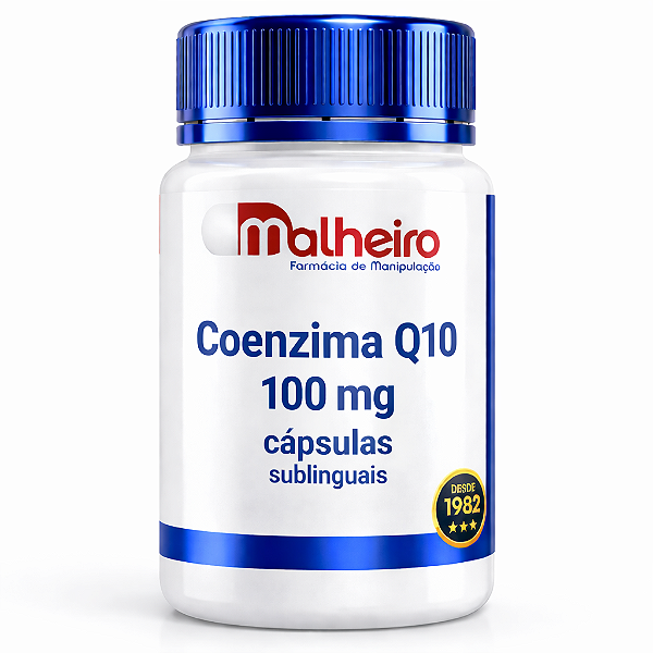 Coenzima Q10 100 mg Sublingual – Suplemento com Alta Absorção e Energia Celular