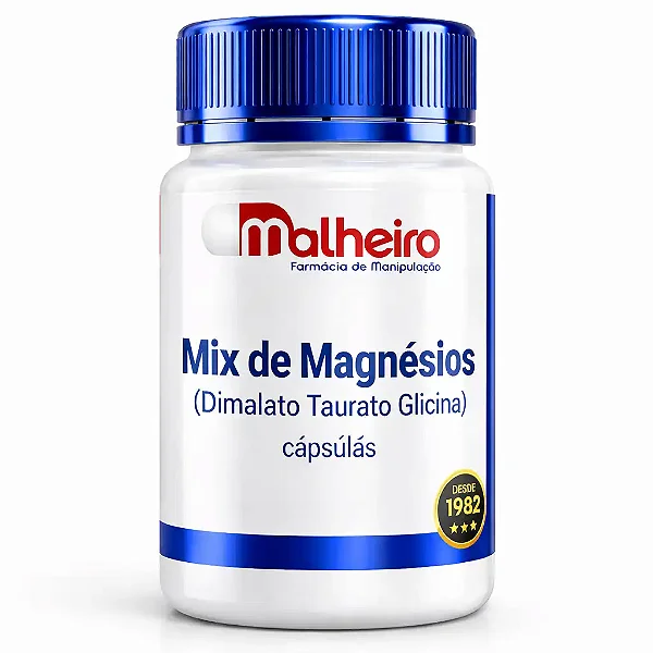 Mix de Magnésio (Taurato) 540 mg – Suporte Neuromuscular Completo
