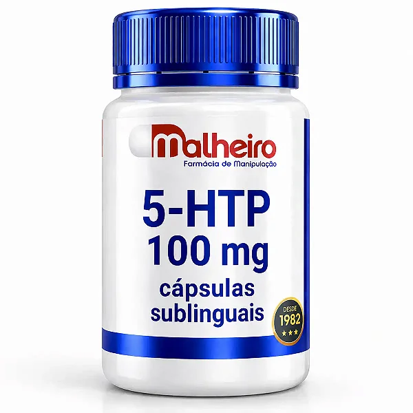 5-HTP 100 mg Sublingual – Equilíbrio Emocional com Ação Rápida