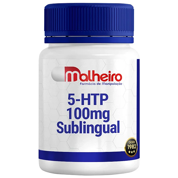 5-HTP 100 mg Sublingual – Equilíbrio Emocional com Ação Rápida