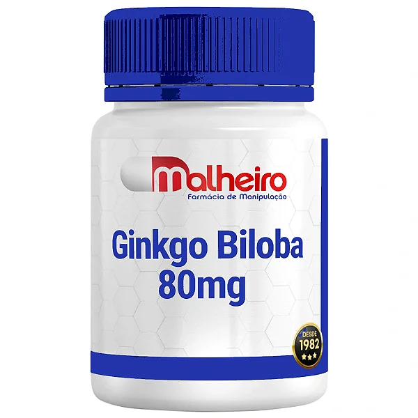Ginkgo Biloba 80 mg – Suporte Cognitivo e Circulatório
