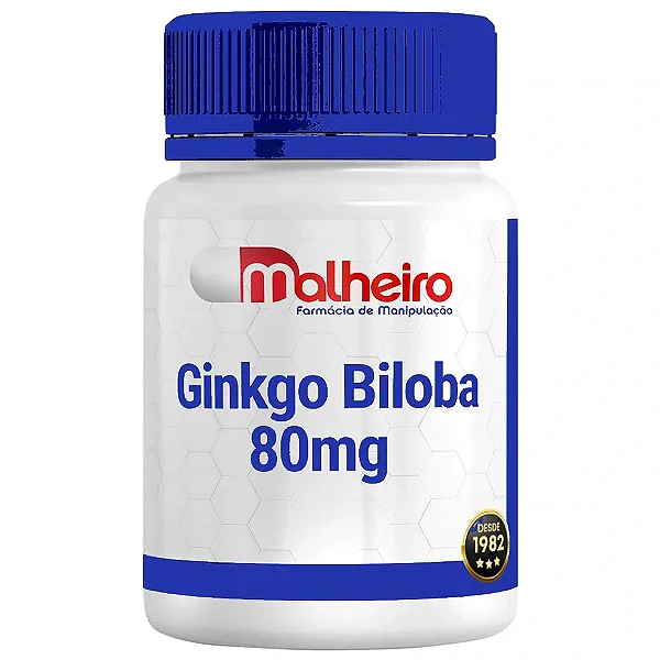 Ginkgo Biloba 80 mg – Suporte Cognitivo e Circulatório
