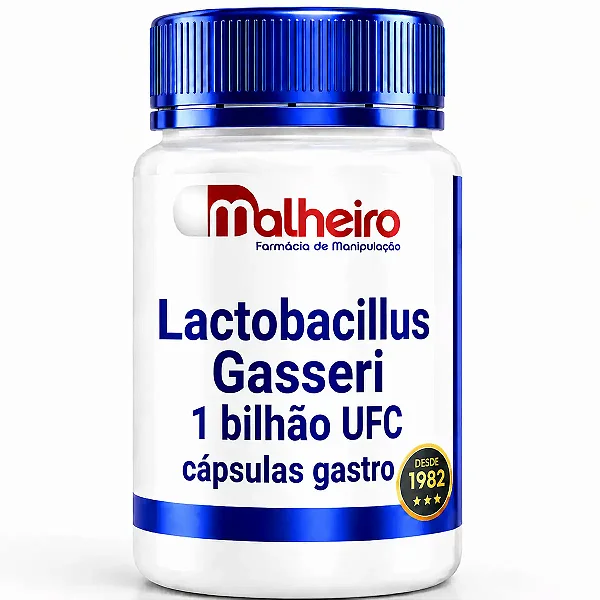 Lactobacillus gasseri 1 bilhão UFC – Equilíbrio Intestinal e Metabólico