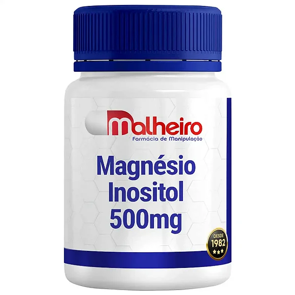 Magnésio Inositol 500 mg – Suporte Neuromuscular e Equilíbrio Metabólico