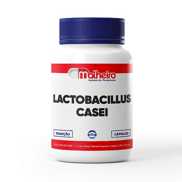 Lactobacillus casei 1 bilhão UFC – Cápsulas Gastro-Resistentes com FOS