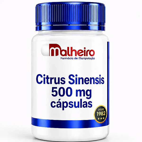 Citrus Sinensis 500 mg – Antioxidante Natural e Auxílio no Controle de Peso