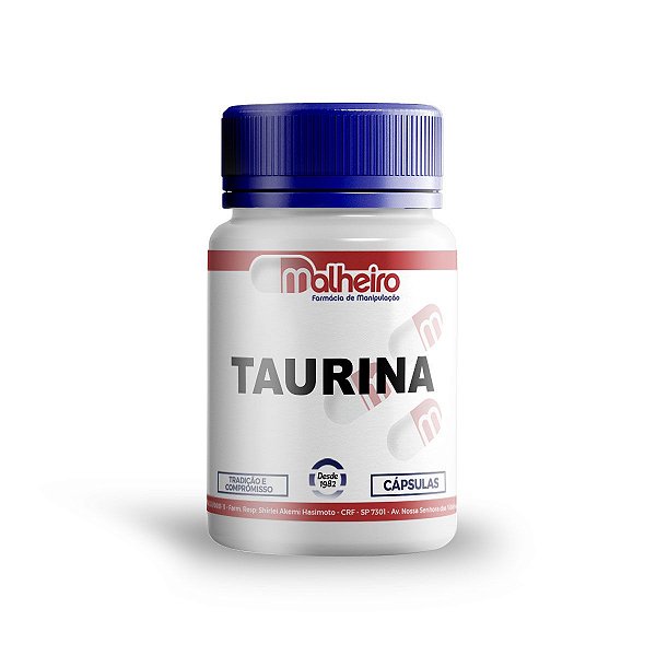 Taurina 250 mg cápsulas