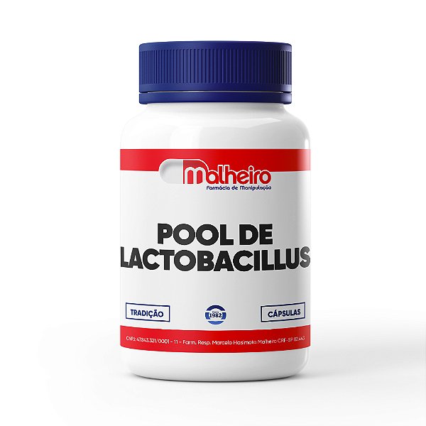 Pool de Lactobacillus 5 bilhões em Cápsulas Gastro Resistentes – Equilíbrio Intestinal