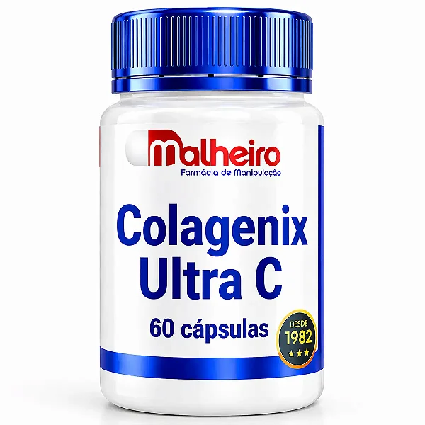 Colagenix Ultra C 60 Cápsulas – (Colágeno Tipo II + Ácido Hialurônico + Vitamina C)