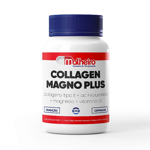 Collagen Magno Plus 60 Cápsulas – Articulações Fortes, Hidratação e Equilíbrio Muscular