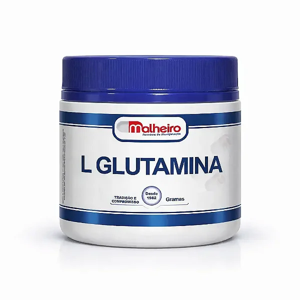 L-Glutamina em Pó 250 g – Suplemento Manipulado para Performance e Recuperação