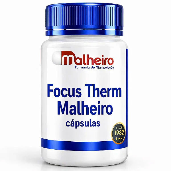 FocusTherm Malheiro - Termogênico com Teacrine 30 Doses – Foco e Energia Duradoura