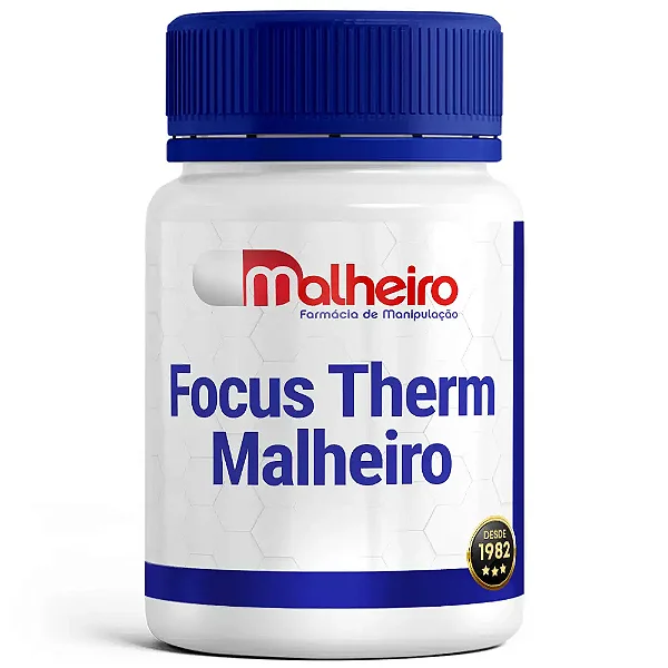 FocusTherm Malheiro - Termogênico com Teacrine 30 Doses – Foco e Energia Duradoura