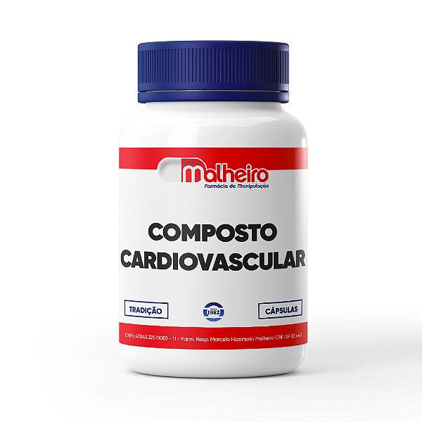 Composto Cardiovascular Malheiro – 30 Doses - Ubiquinol, Nattokinase e Magnésio Taurato