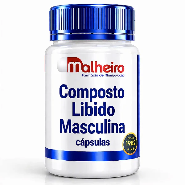 Composto Libido Masculiina Malheiro - Vitalidade, Energia e Bem Estar