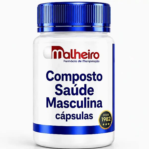 Composto Saúde Masculina Malheiro - Energia e Vitalidade