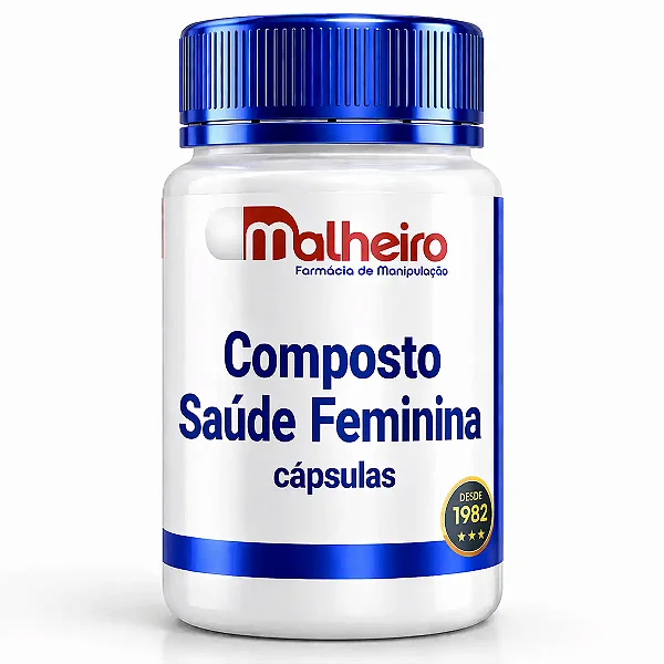 Composto Saúde Feminina Malheiro - Vitalidade e Energia