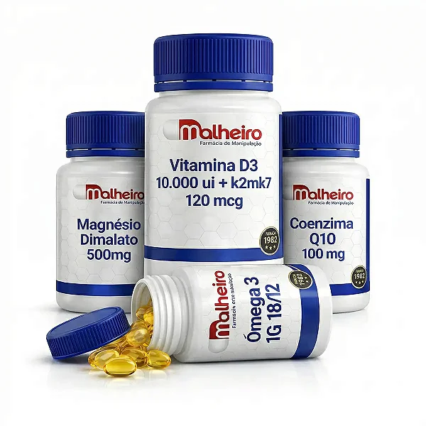 Kit Longevidade 40+ – Protocolo de Energia Celular e Vitalidade