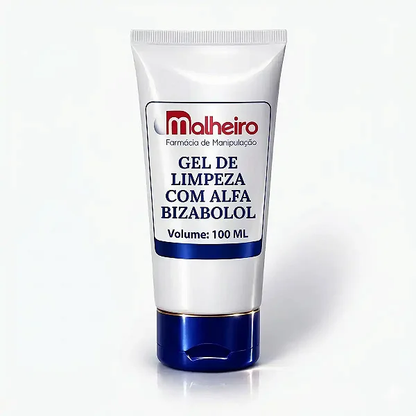 Gel de Limpeza Facial com Alfa Bisabolol 100 ml – Limpeza Suave e Calmante