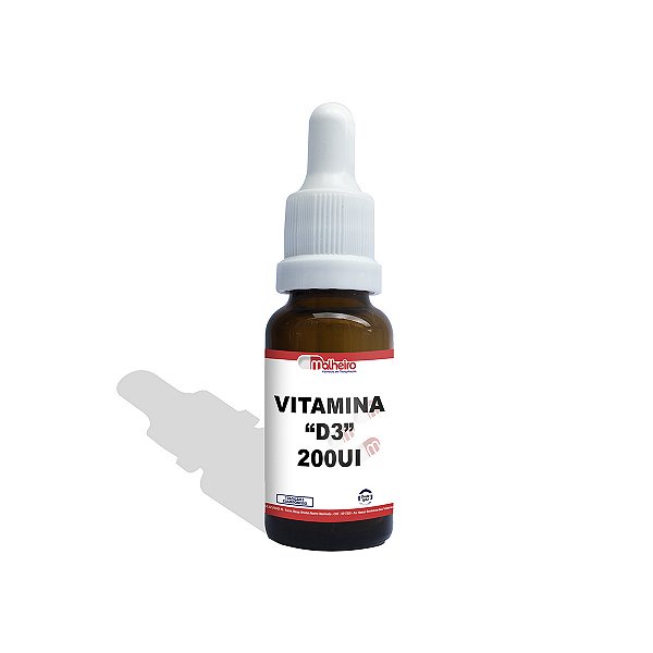 Vitamina D3 200 UI por Gota – 20 ml