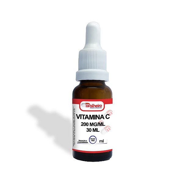 Solução de Vitamina C 200 MG/ML 30 ml