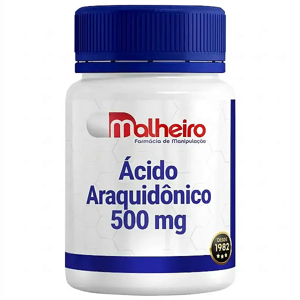 Ácido Araquidônico 500 mg – Potencial anabólico e suporte ao desempenho físico