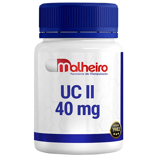 UC II (Colágeno Não Hidrolisado) 40 mg – Suporte Avançado para Articulações