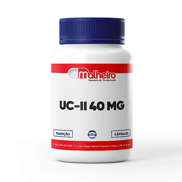 UC II (Colágeno Não Hidrolisado) 40 mg – Suporte Avançado para Articulações
