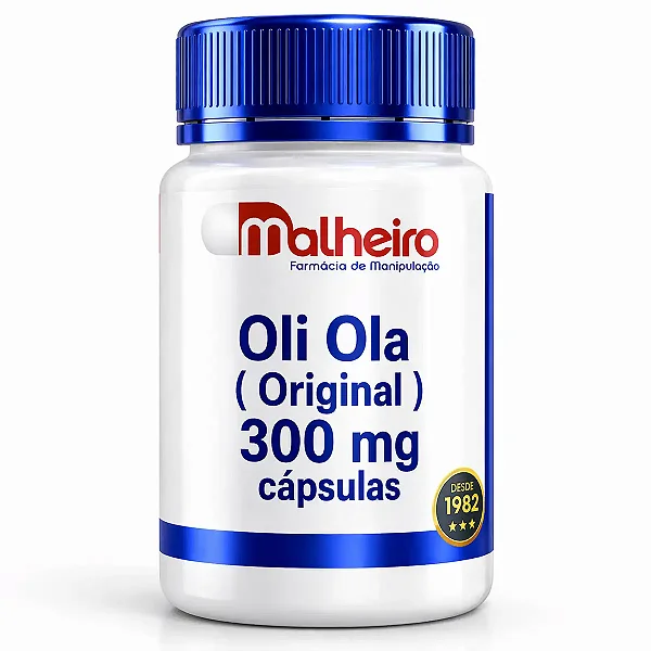 Oli-Ola™ 300 mg – Antioxidante Natural para a Saúde da Pele
