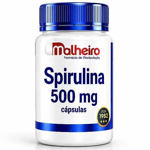 Spirulina 500 mg – Energia e Nutrição Celular Natural