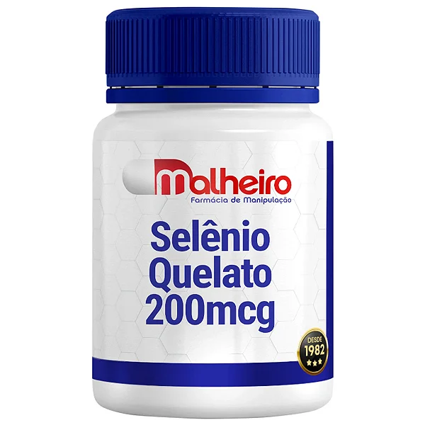 Selênio Quelato 200 mcg – Cápsulas