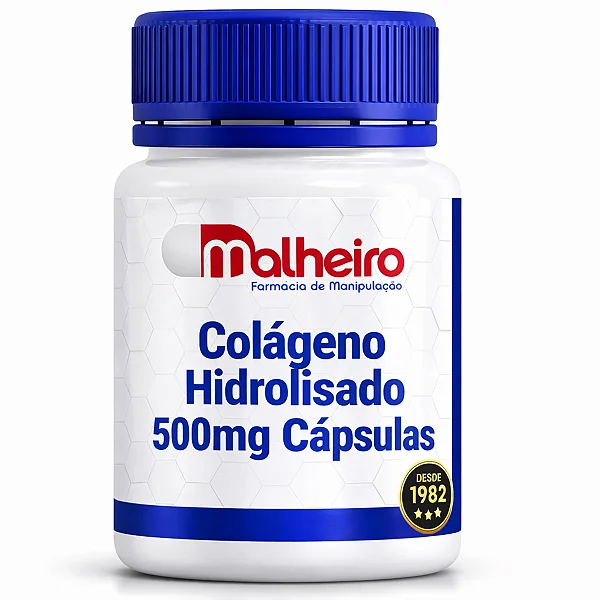 Colágeno Hidrolisado 500 mg Cápsulas
